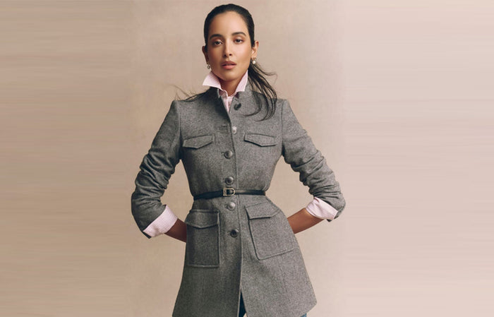 <h2>Hetty Wool Blend Coat For Winter Outerwear</h2>