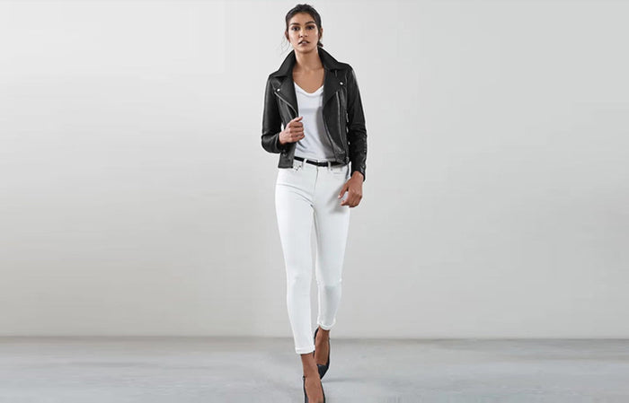 <h2>Women Leather Biker Jacket</h2>