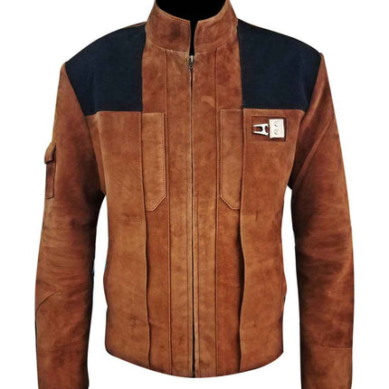 Star Wars Solo A Brown Leather Jacket