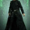 The Matrix 4 Neo Black Leather Trench Coat